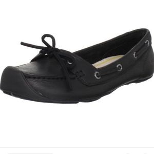 Keen pebble leather Catalina Boat shoes 10
